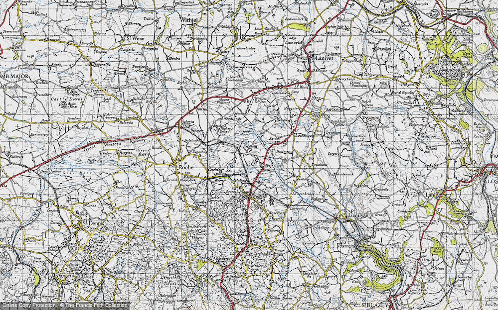 Old Map of Criggan, 1946 in 1946
