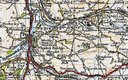 Old map of Crist in 1947