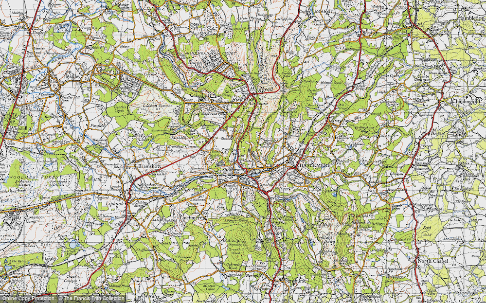 Old Map of Critchmere, 1940 in 1940