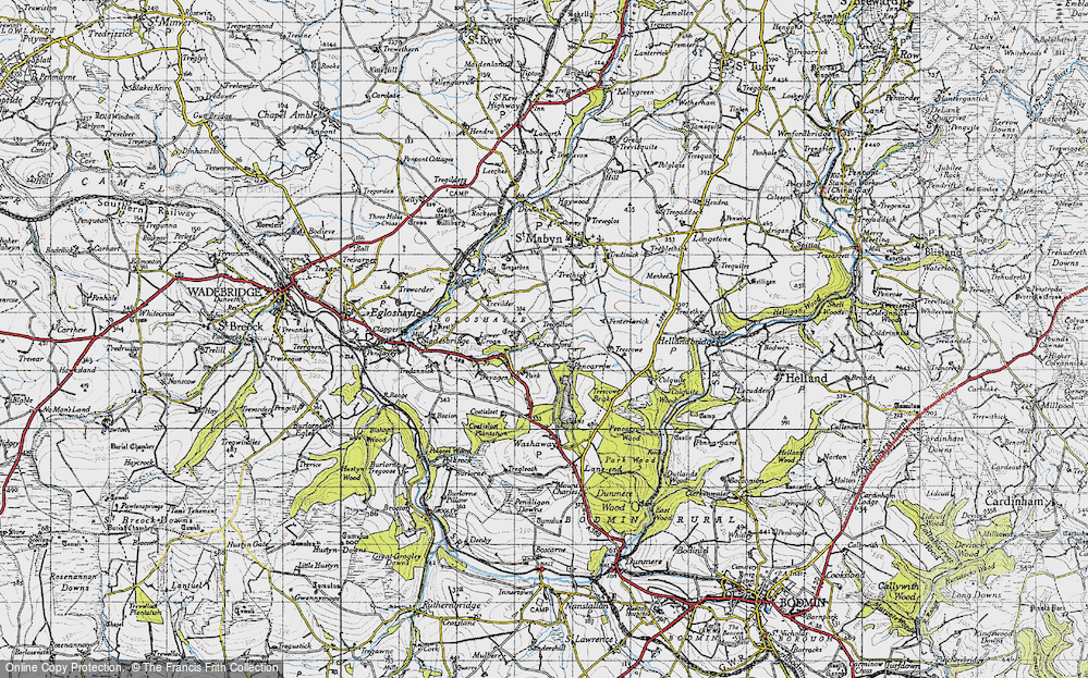 Old Map of Croanford, 1946 in 1946