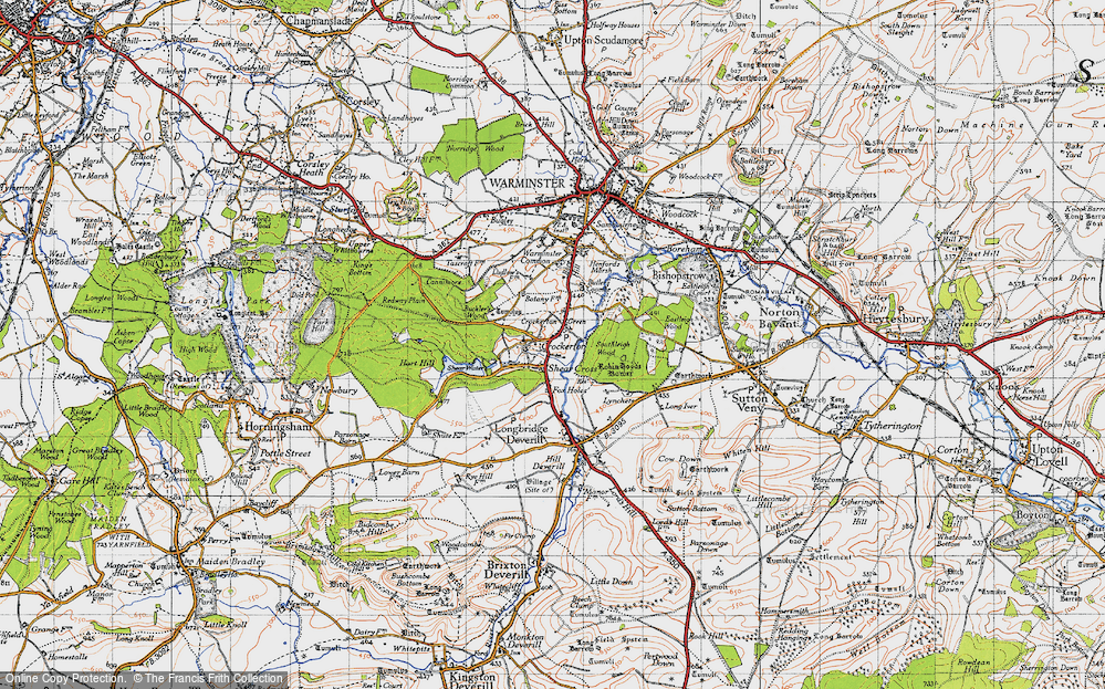 Old Map of Crockerton, 1946 in 1946