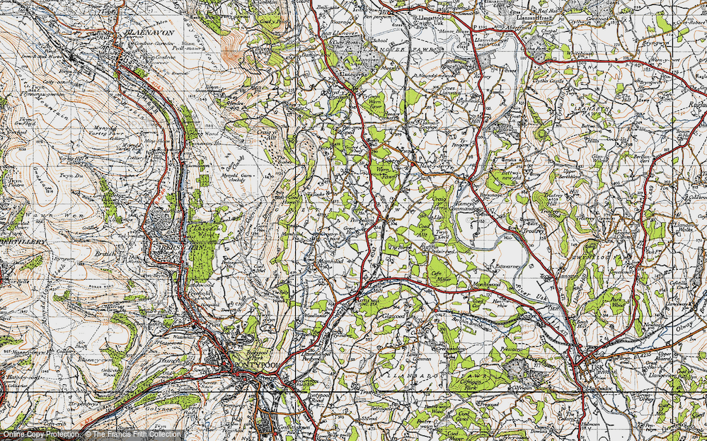 Old Map of Croes y pant, 1946 in 1946