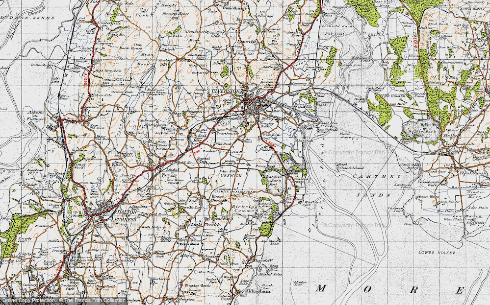 Old Map of Croftlands, 1947 in 1947