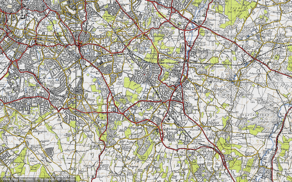 Old Map of Crofton, 1946 in 1946