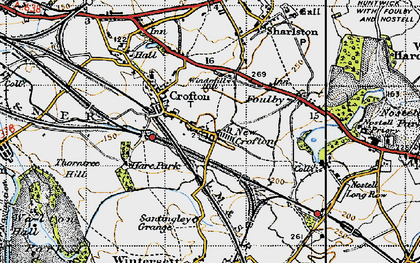 Old map of Crofton in 1947
