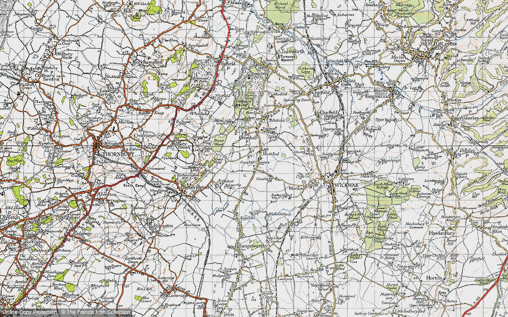 Old Map of Cromhall Common, 1946 in 1946