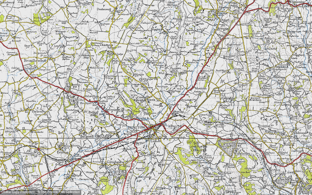 Old Map of Crook, 1946 in 1946
