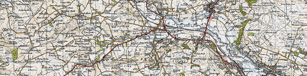 Old map of Ling Haw Hill in 1947