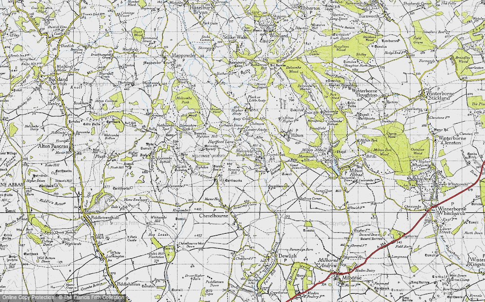 Cross Lanes, 1945