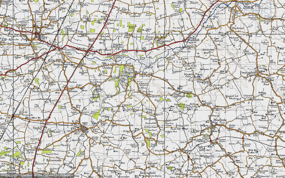 Old Map of Cross Street, 1946 in 1946