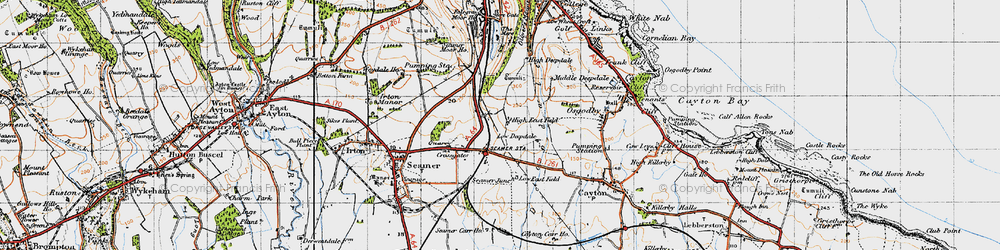 Old map of Crossgates in 1947