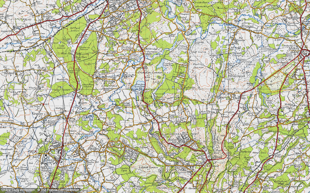 Old Map of Crosswater, 1940 in 1940