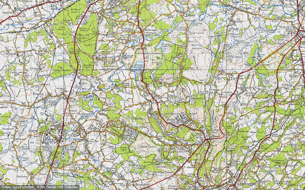 Old Map of Crossways, 1940 in 1940