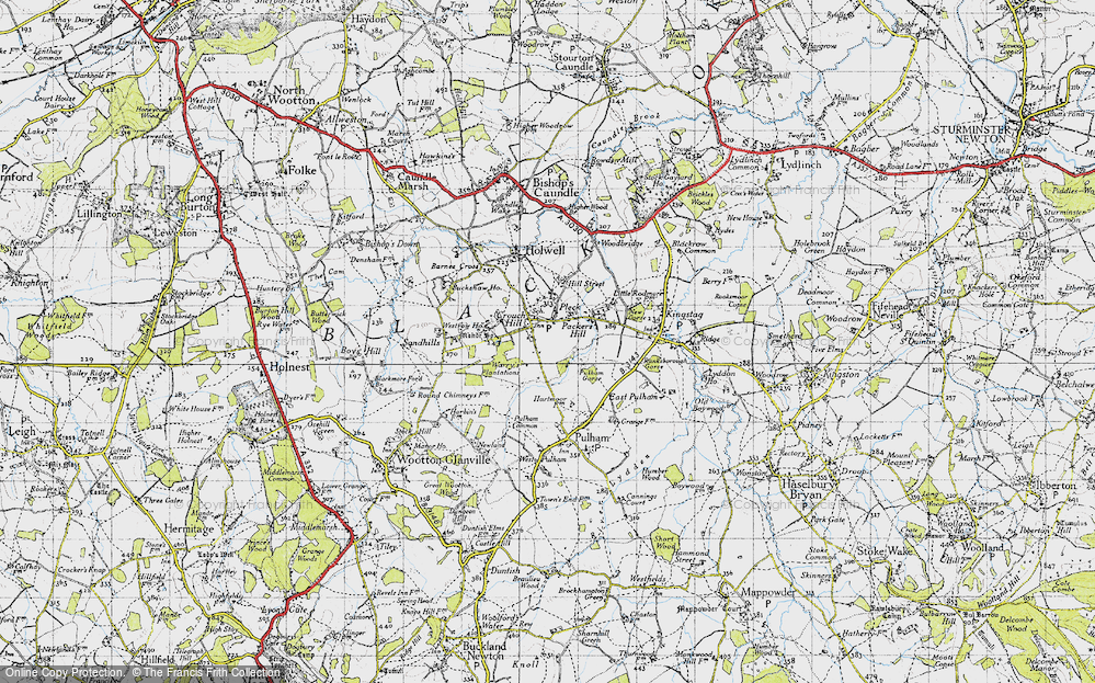 Old Map of Crouch Hill, 1945 in 1945