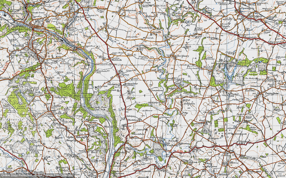 Old Map of Crowgreaves, 1946 in 1946