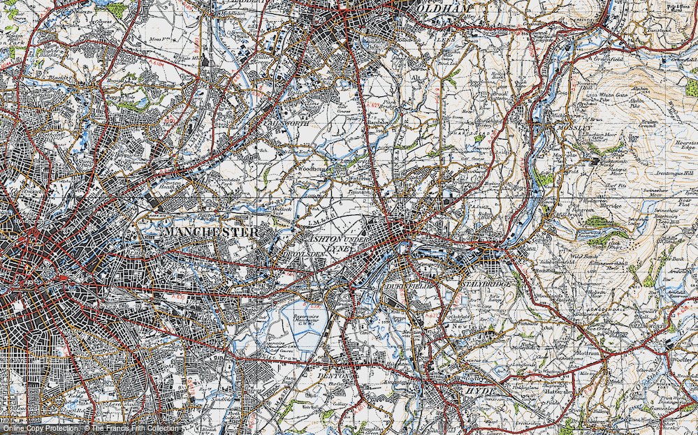 Old Map of Crowhill, 1947 in 1947