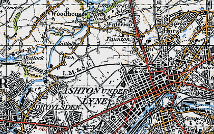 Old map of Crowhill in 1947
