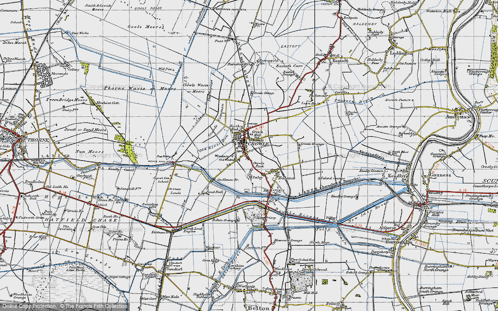 Old Map of Crowle Park, 1947 in 1947