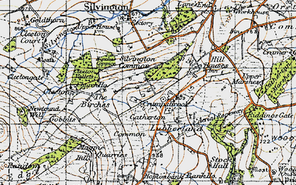 Old map of Crumpsbrook in 1947