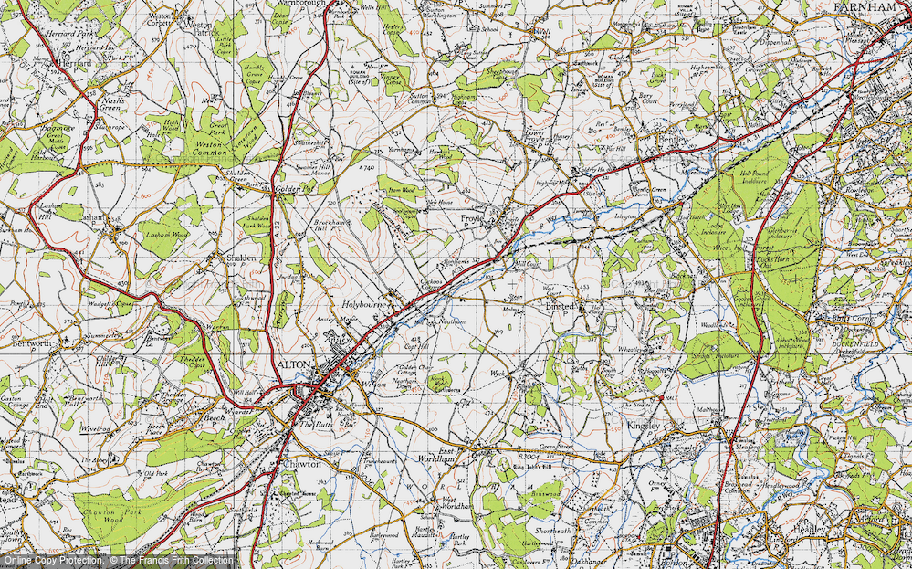 Old Maps of Holybourne Down, Hampshire - Francis Frith