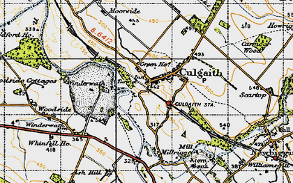 Old map of Williekeld Sike in 1947