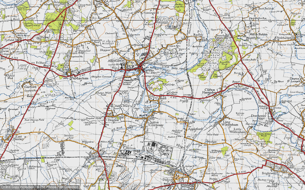 Old Map of Culham, 1947 in 1947