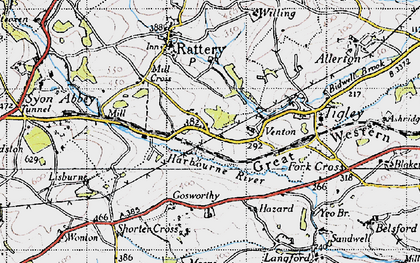 Old map of Blue Post in 1946