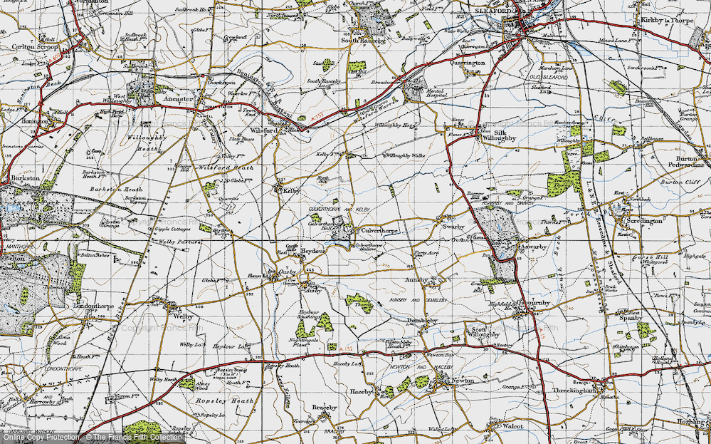 Old Map of Culverthorpe, 1946 in 1946