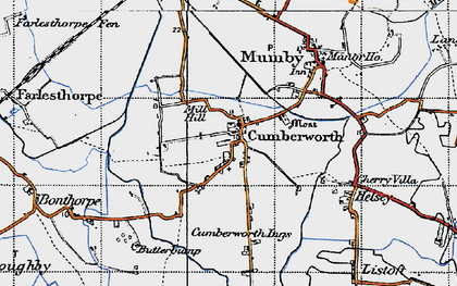 Old map of Cumberworth in 1946