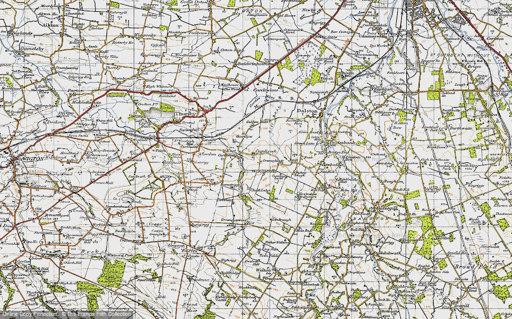 Old Map of Cumdivock, 1947 in 1947
