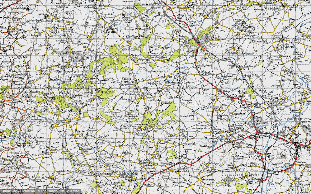 Old Map of Curland, 1946 in 1946