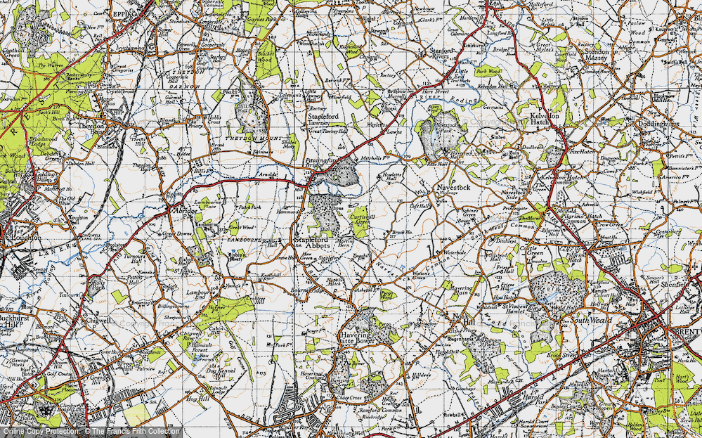 Old Map of Curtismill Green, 1946 in 1946