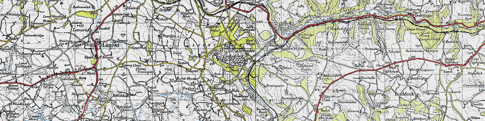 Old map of Cutmadoc in 1946