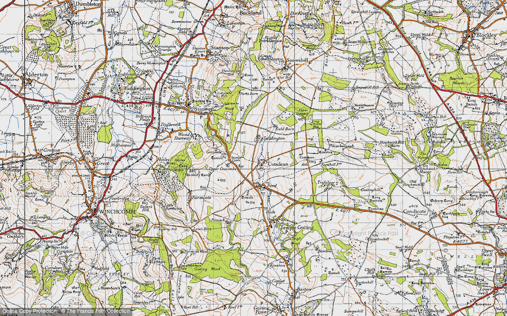 Old Map of Cutsdean, 1946 in 1946