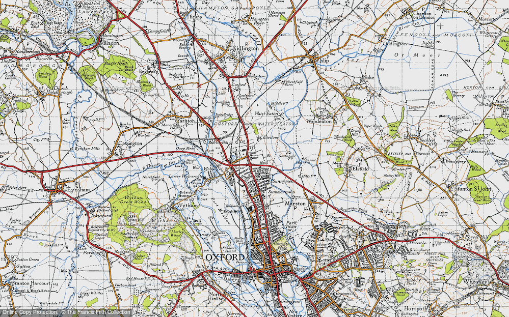 Old Map of Cutteslowe, 1946 in 1946