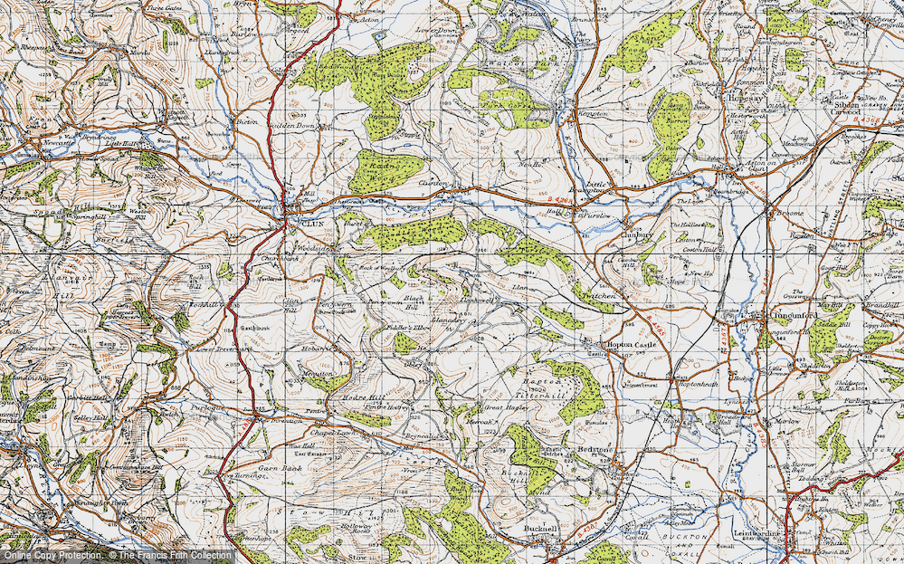 Old Map of Cwm, 1947 in 1947