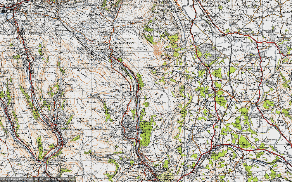 Old Map of Cwmavon, 1947 in 1947