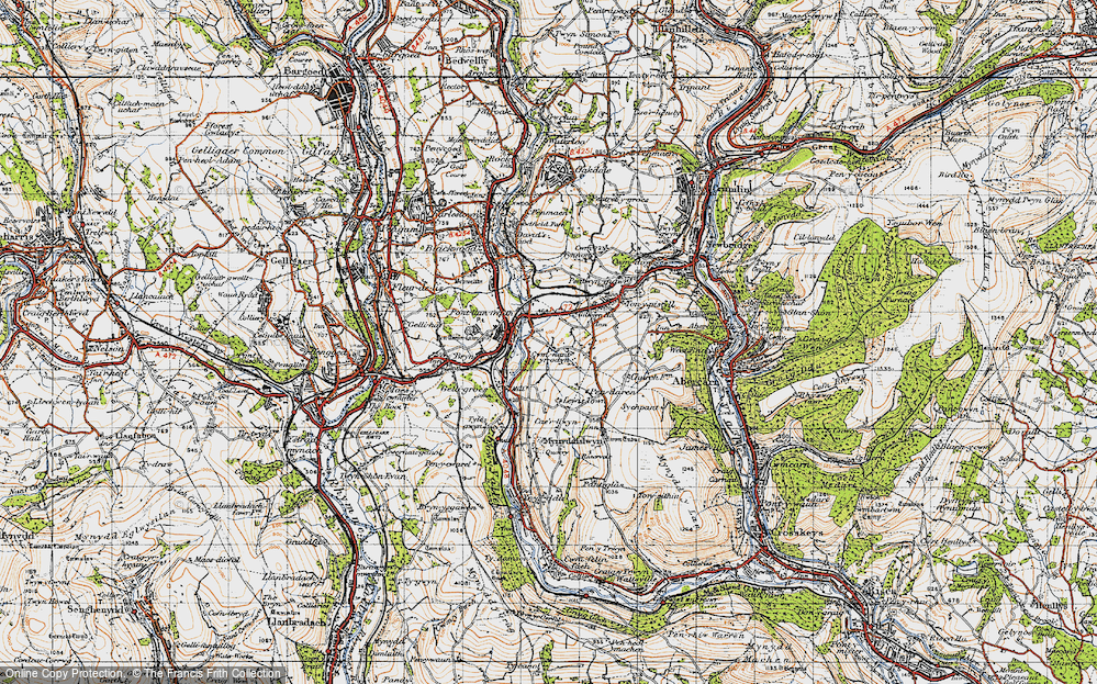 Old Map of Cwmnantyrodyn, 1947 in 1947