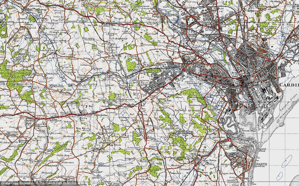 Old Map of Cyntwell, 1947 in 1947