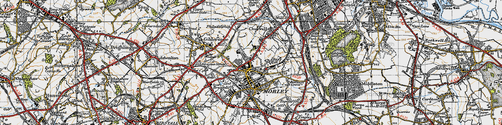 Old map of Daisy Hill in 1947