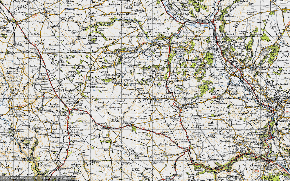 Old Map of Dale End, 1947 in 1947