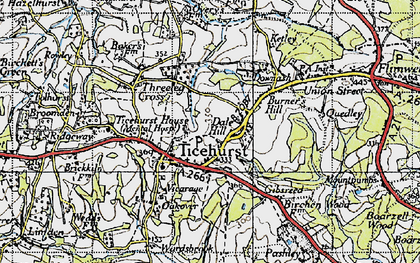 Old map of Dale Hill in 1940