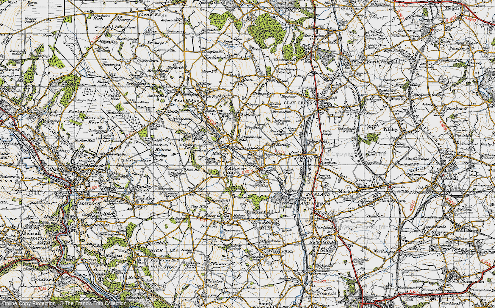 Old Map of Dalebank, 1947 in 1947
