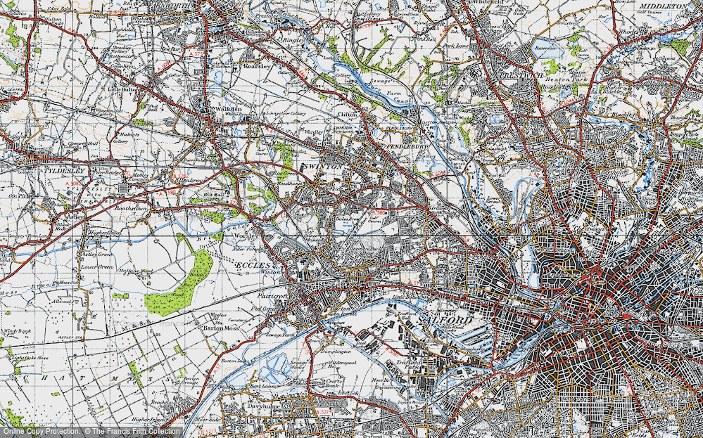 Old Map of Dales Brow, 1947 in 1947