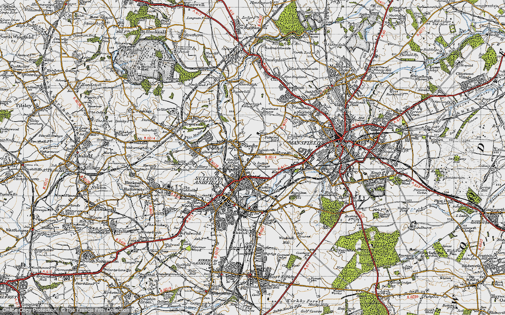 Old Map of Dalestorth, 1947 in 1947