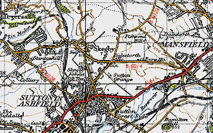Old map of Dalestorth in 1947