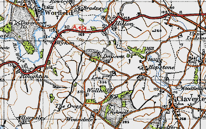 Old map of Dallicott in 1946