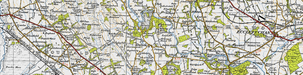 Old map of Breconridge in 1947
