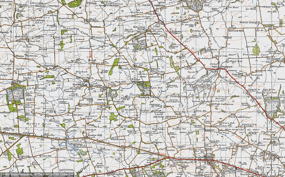 Old Map of Dalton, 1947 in 1947