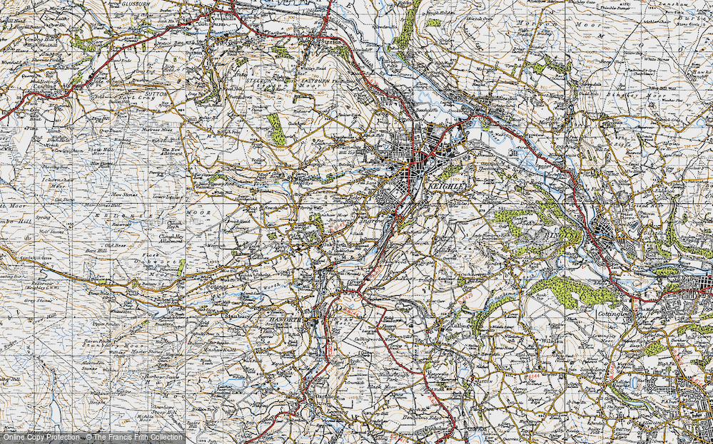 Old Map of Damems, 1947 in 1947